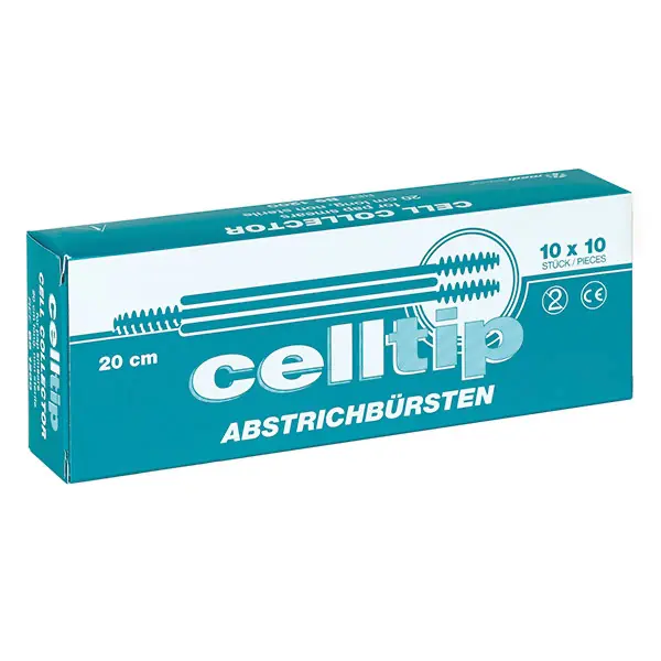 Celltip Abstrichbürste - unsteril - 20 cm - 1 Pack  á  10x10 Stück