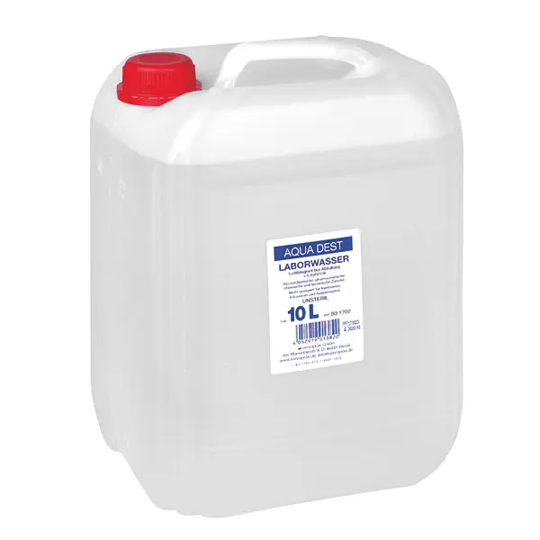 Aqua Dest-Laborwasser - 10 Liter