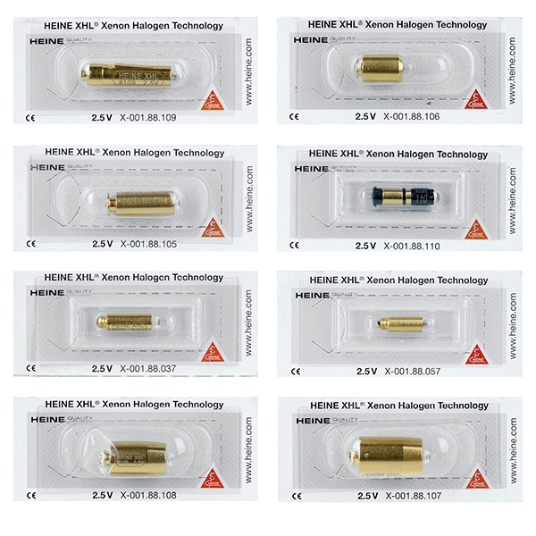 HEINE XHL Xenon Halogen Lampen für HEINE mini 3000 Spatelhalter - 2,5 V