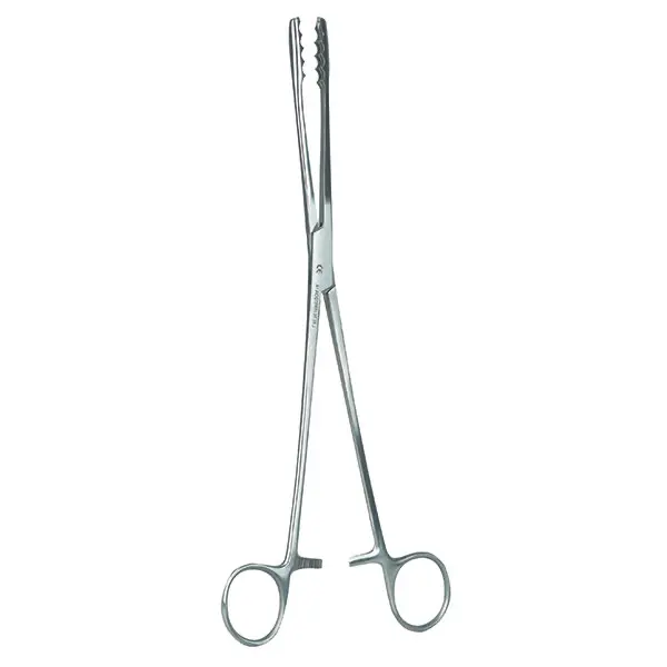 Tupfer Fasszange - gebogene Form - 27,0 cm - gebogen