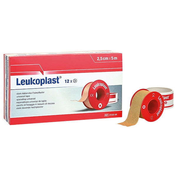 Leukoplast BSN, ohne Schutzring, 5 cm x 5 m, 6 Stück