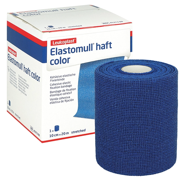 essity Binden Elastomull® haft color - 6 cm x 20 m - blau - 1 Stück