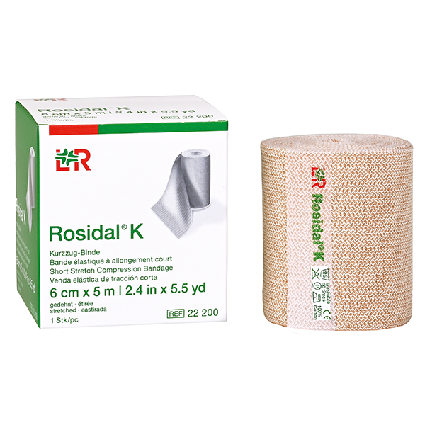 Rosidal K Kurzzugbinde - 6 cm x 5 m, 1 Stück