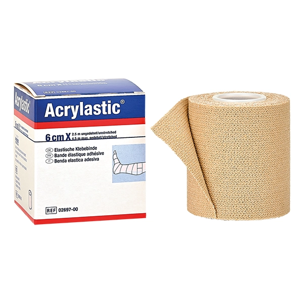 essity Klebebinde Acrylastic® - 6 cm x 2,5 m, 5 Stück