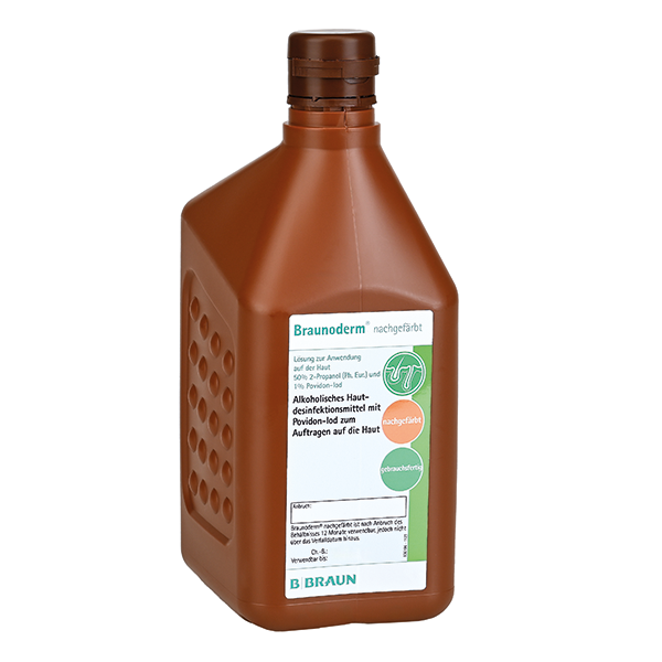 B.Braun Hautdesinfektion Braunoderm® gefärbt 1 Liter