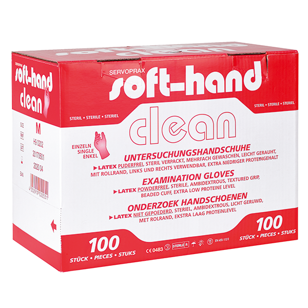 Soft-Hand Clean Einzeln steril verpackt - Größe S