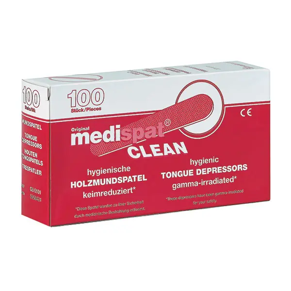 Medispat Clean Holzmundspatel - 150 x 18 mm - 100 Stück