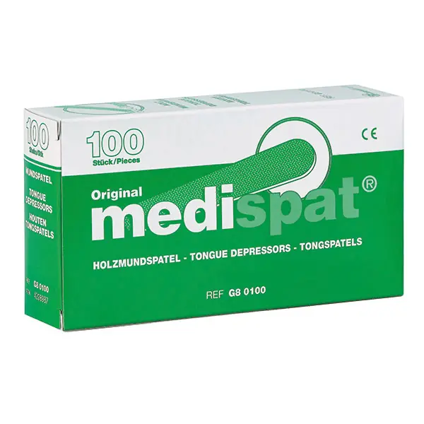 Medispat Holzmundspatel Standard - 100 Stück