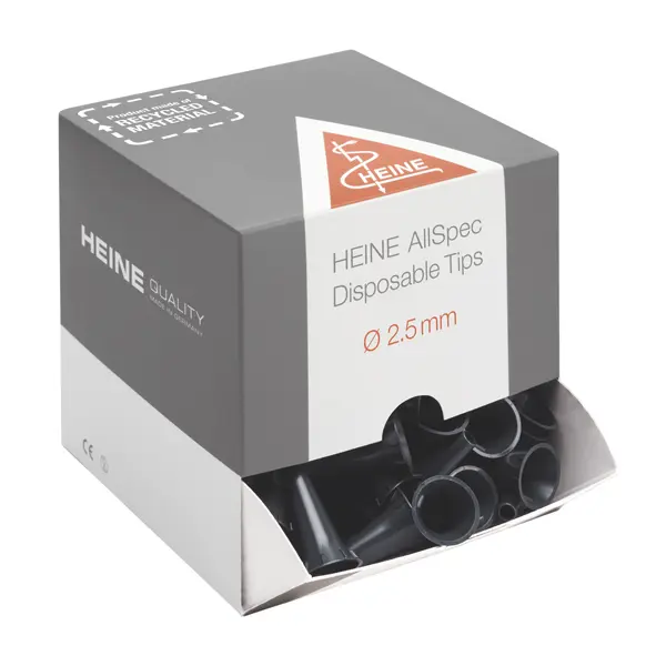 HEINE Allspec Einweg-Tips - grau - 2,5 mm für Kinder - 250 Stück