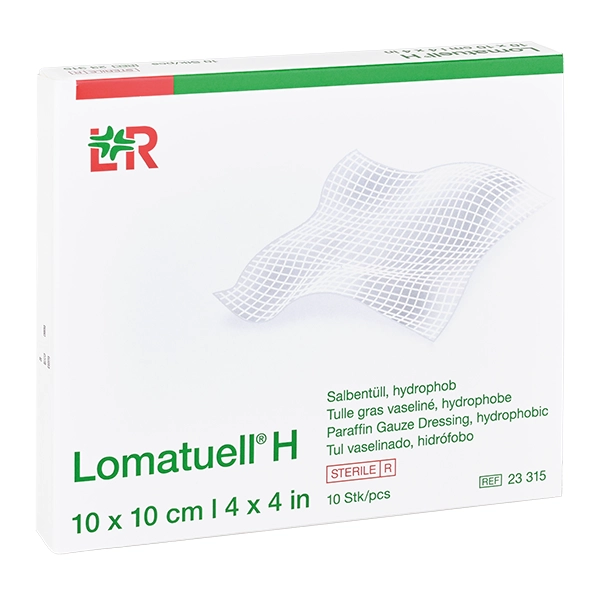 Lomatuell H Lohmann & Rauscher - 5 x 5 cm - 10 Stück