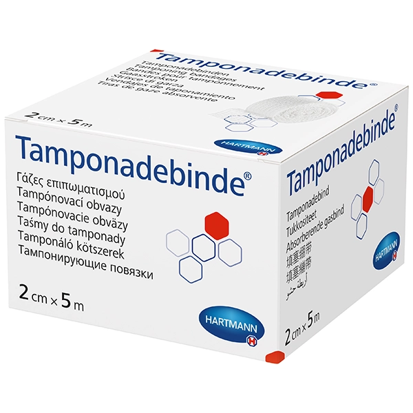 Hartmann Tamponadebinde steril - 1 cm x 5 m, 1 Stück