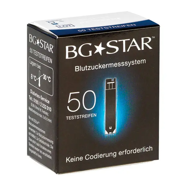 BG Star - Blutzucker-Teststreifen - 50 Teste