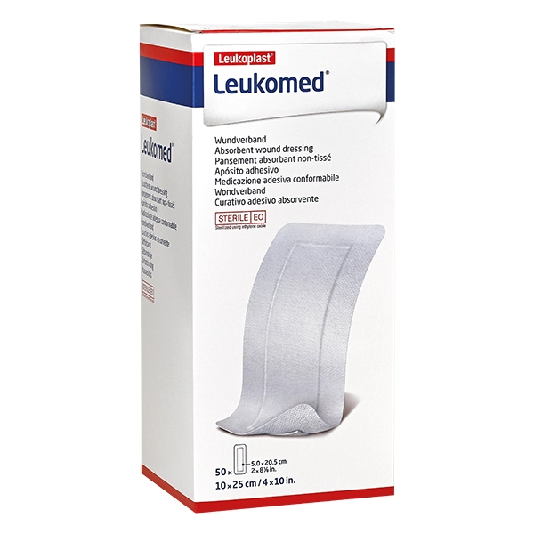 essity Leukomed® Wundauflage, 7,2 x 5 cm, 5 Stück