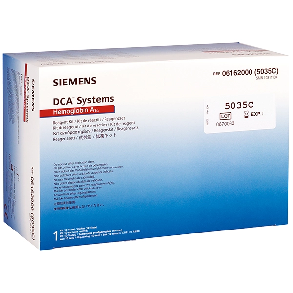 DCA System Hemoglobin A1C Reagenzset  - 10 Teste