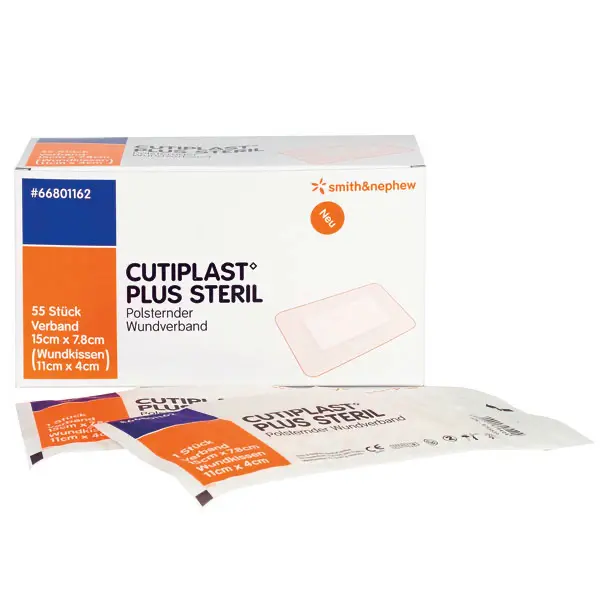 Smith&Nephew steriler Wundverband Cutiplast™ Plus, 7 x 5 cm, 5 Stück