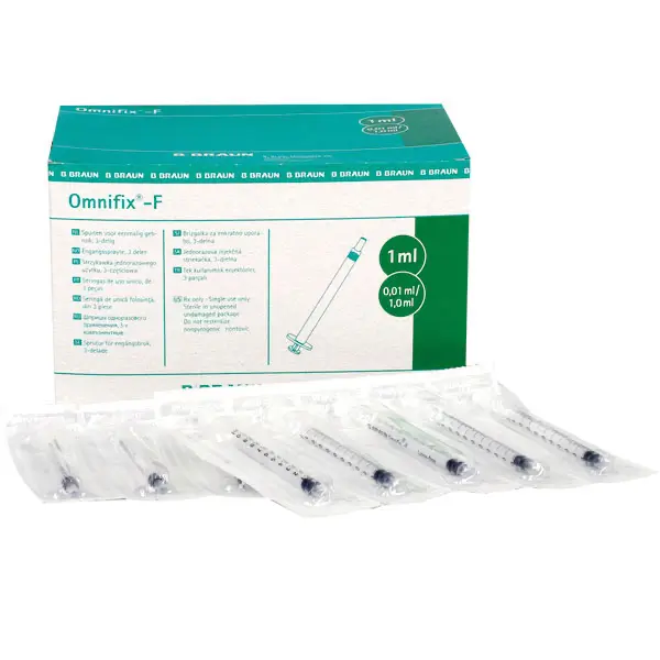 Omnifix F Solo TBC - Spritzen 1 ml