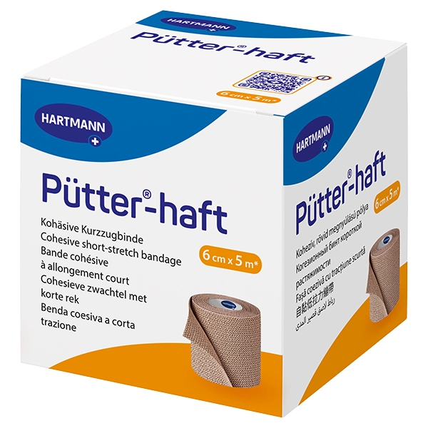 Pütter-Haft Binde Hartmann - 6 cm x 5 m, 1 Stück