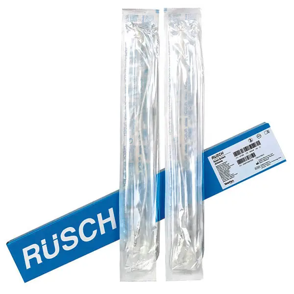 Rüsch Brillant Ballonkatheter Nelaton Ch 12 - 10 Stück