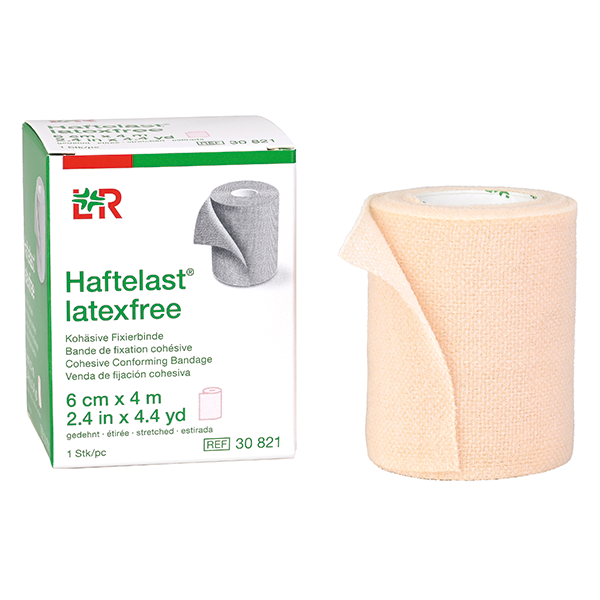 Haftelast latexfrei Lohmann & Rauscher, creme, 6 cm x 4 m, 1 Stück