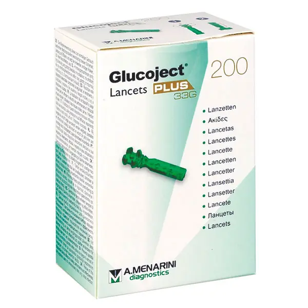 Glucoject Lancets Plus - 200 Stück