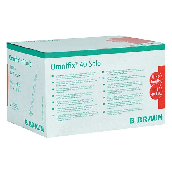 Omnifix 40 Solo - Insulinspritze 1 ml