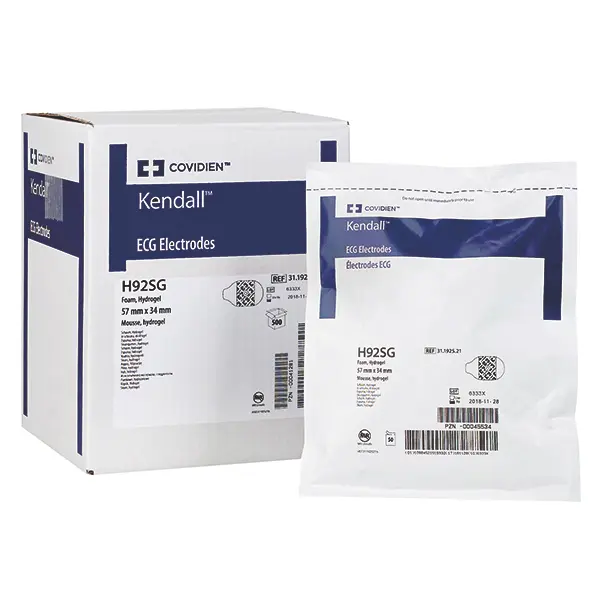 Kendall Arbo EKG Elektroden - Schaumstoff mit Spezial-Hydrogel - 57 x 34 mm