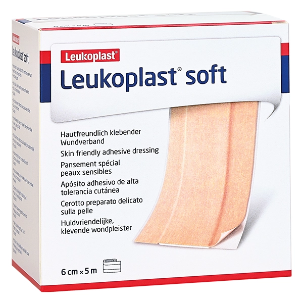 essity Wundpflaster Leukoplast® Soft, 4 cm x 5 m, 1 Stück