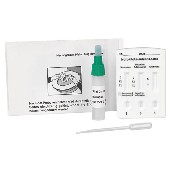 Cleartest  Noro - Rota - Adeno - Astrovirus - 5 Teste