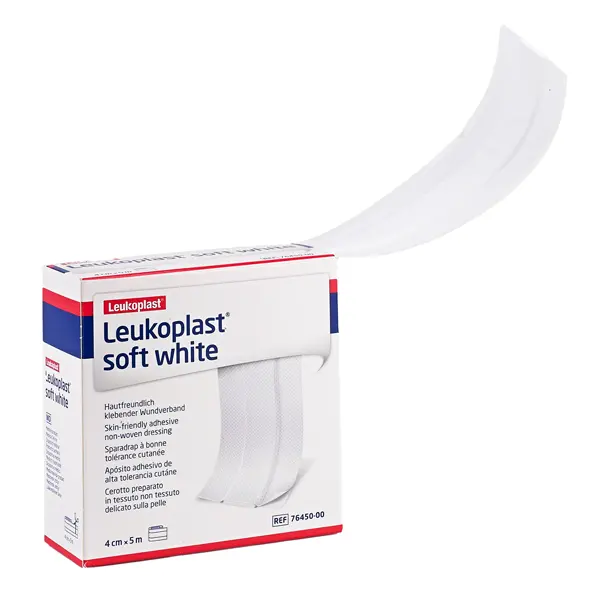 Leukoplast® soft white Meterware, 4 cm x 5 m, 1 Stück