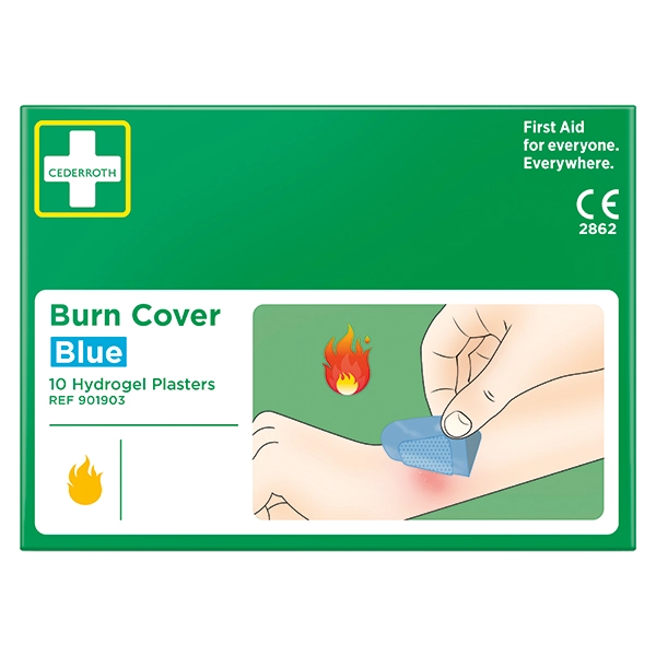 Burn Cover Hydrogelpflaster - 74 x 45 mm - 10 Stück