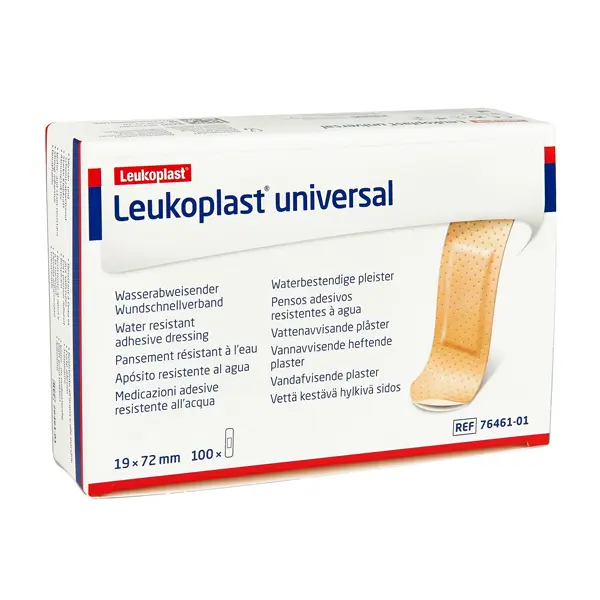 essity Leukoplast® Universal Water Resistant 1,9 x 7,2 cm, 100 Stück