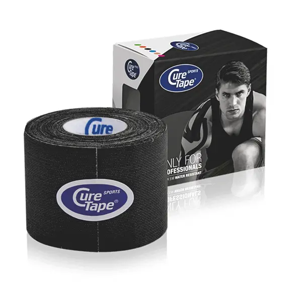 CureTape® Sports Kinesiotape - 5 m x 5 cm - schwarz